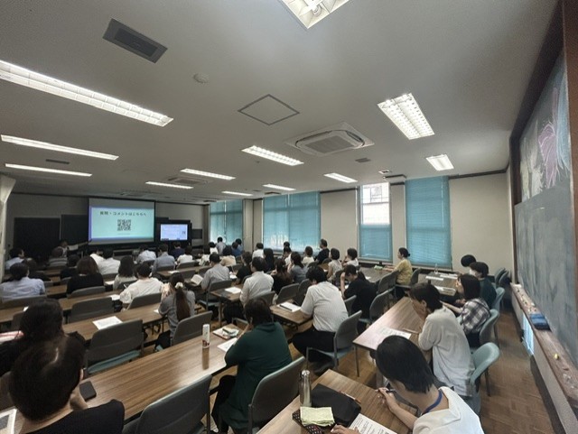 平安女学院中学校高等学校で実施したSNS研修の会場風景